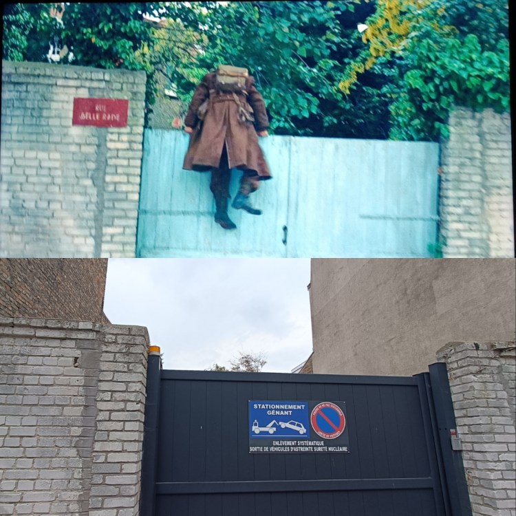 Portail escaladé dans le film Dunkerque