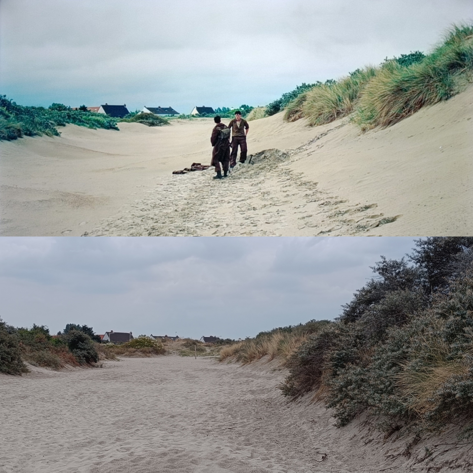 Scène du film Dunkerque à Leffrinckoucke