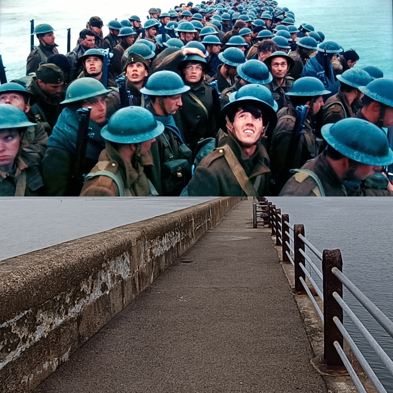 La jetée de Dunkerque dans le film