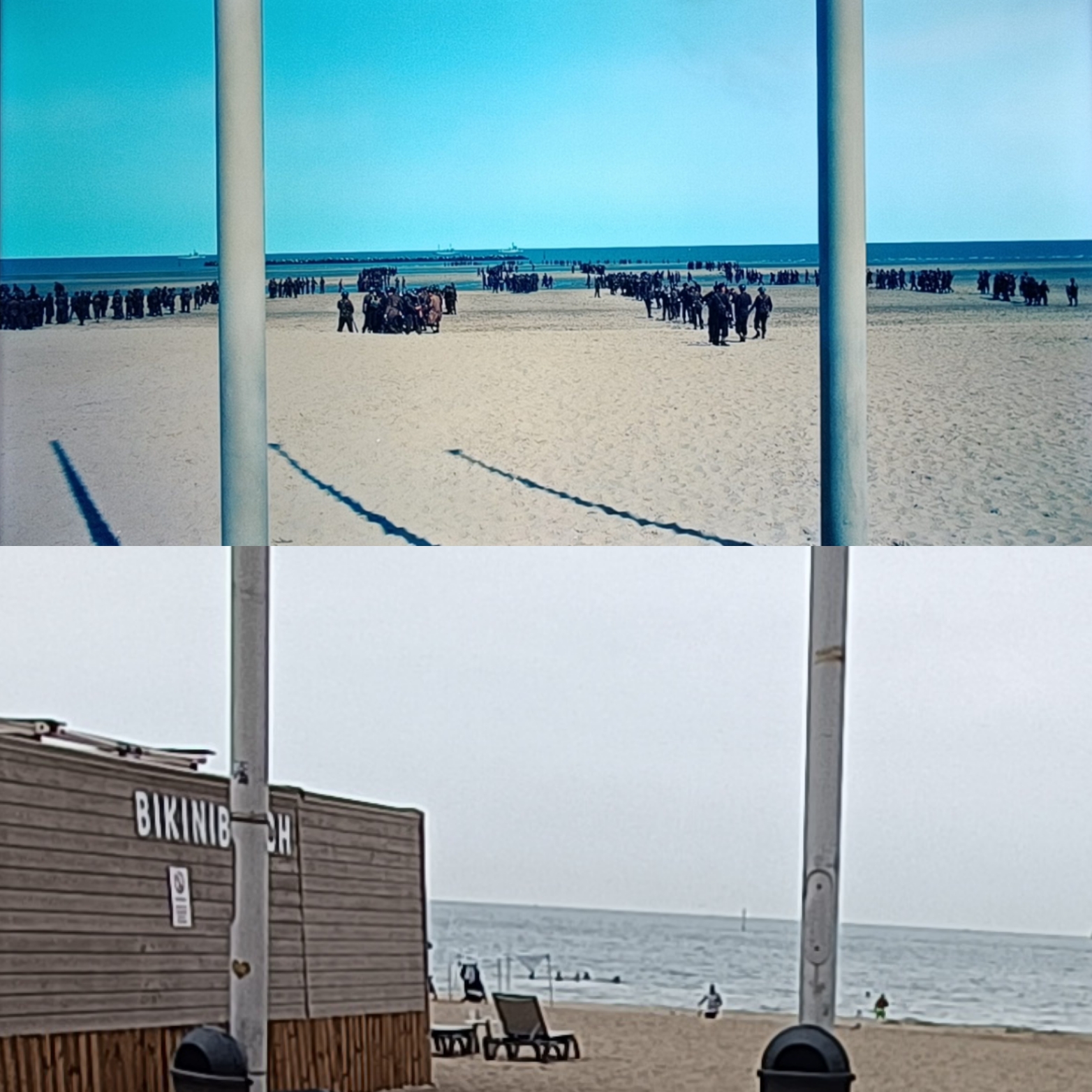 La plage de Malo-les-Bains dans le film Dunkerque