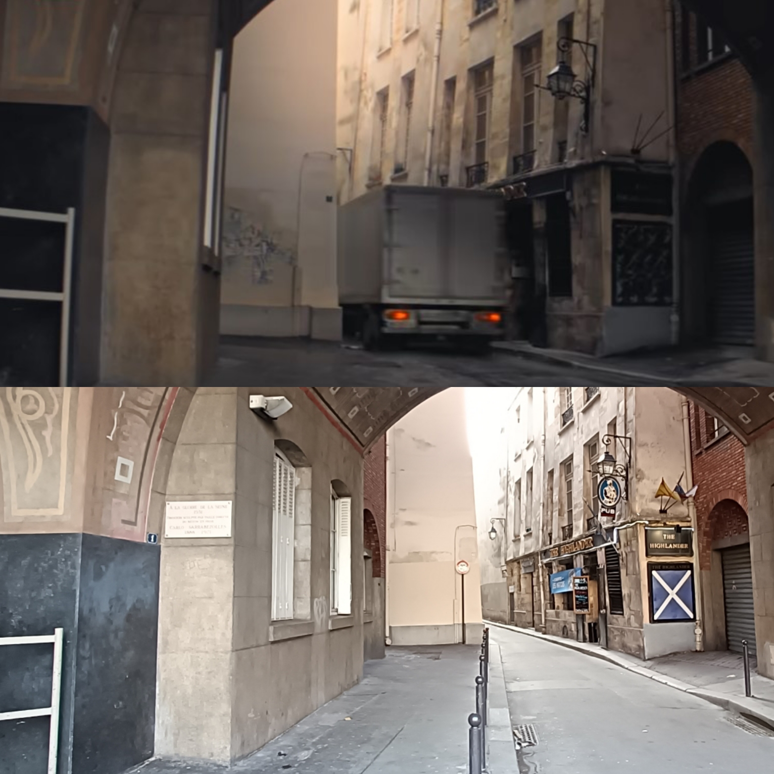 Bar Highlander camouflé pour Mission Impossible