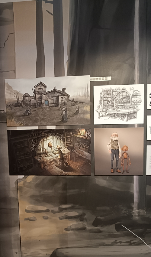 Exposition The art of Pinocchio