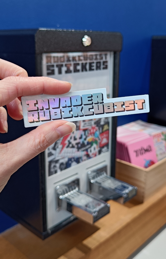 Invader Rubikcubist à collectionner