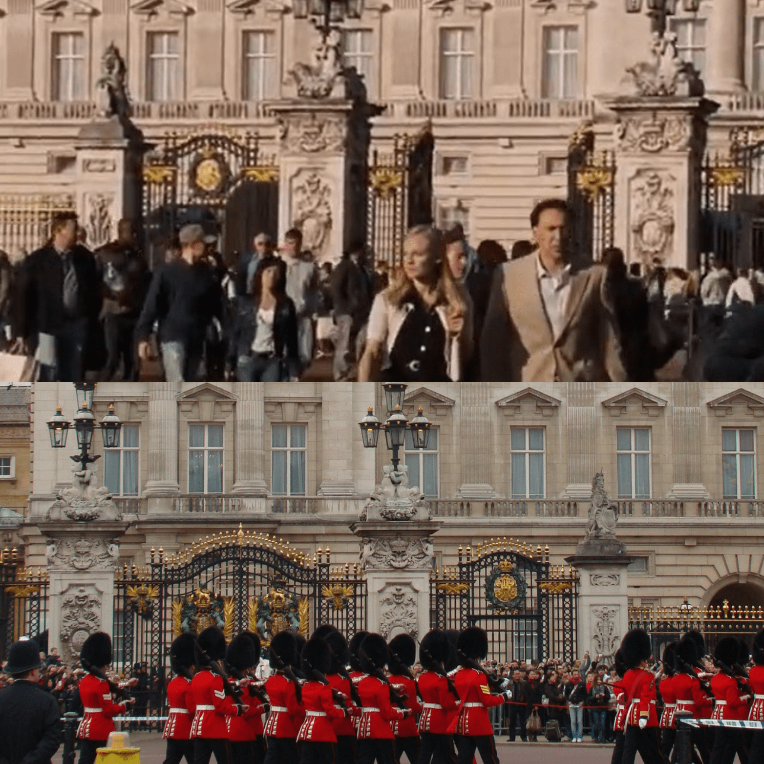 Nicolas Cage et Diane Kruger à Buckingham Palace